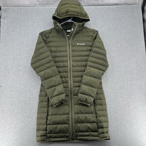 Columbia Women’s Heat Seal 650-Fill Down Puff Jacket Olive Green Size Medium